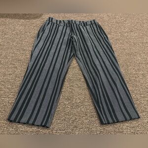 EUC Women's Old Navy Harper Midrise Sz 6 casual career pants striped bottoms